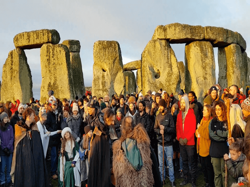 stonehenge winter solstice ストーンヘンジ冬至